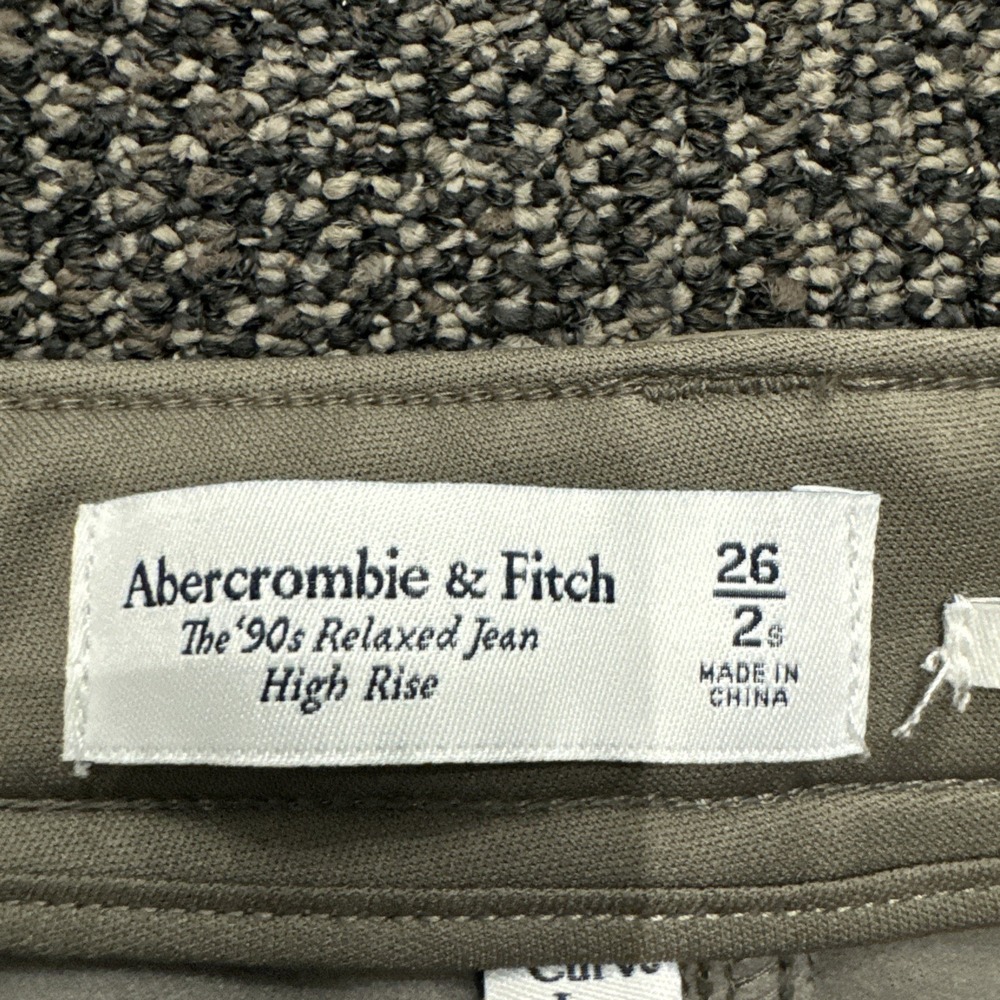 Abercrombie & Fitch Pants Womens 27‎ Green Faux Leather Cargo Wide Leg - Picture 4 of 9